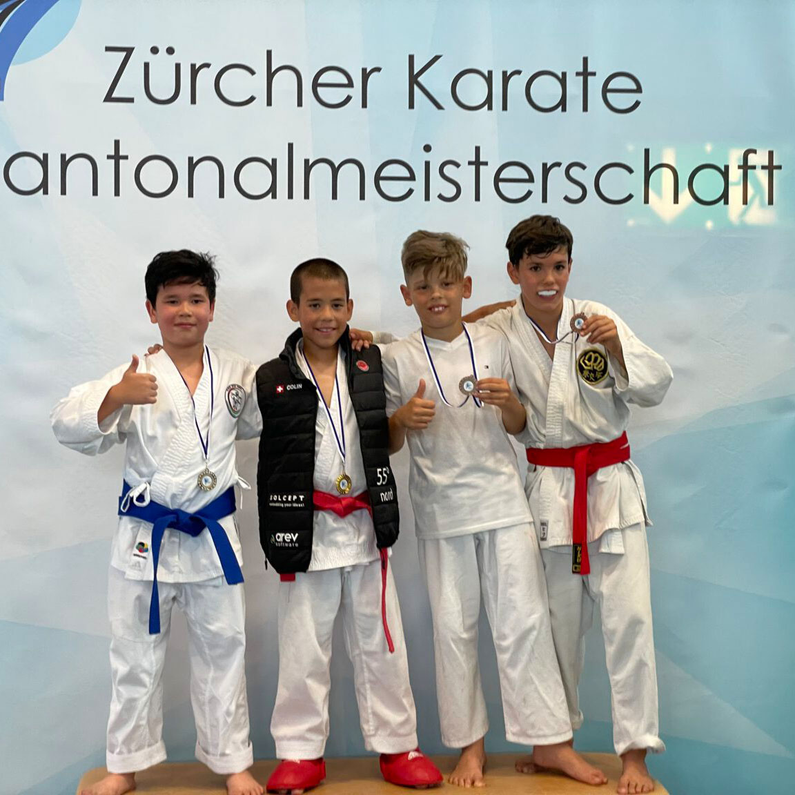 Colin McGuinness at the Zürcher Kantonalmeisterschaft 2023 Colin McGuinness with his gold medal at the medal ceremony at the Zürcher Kantonalmeisterschaft 2023